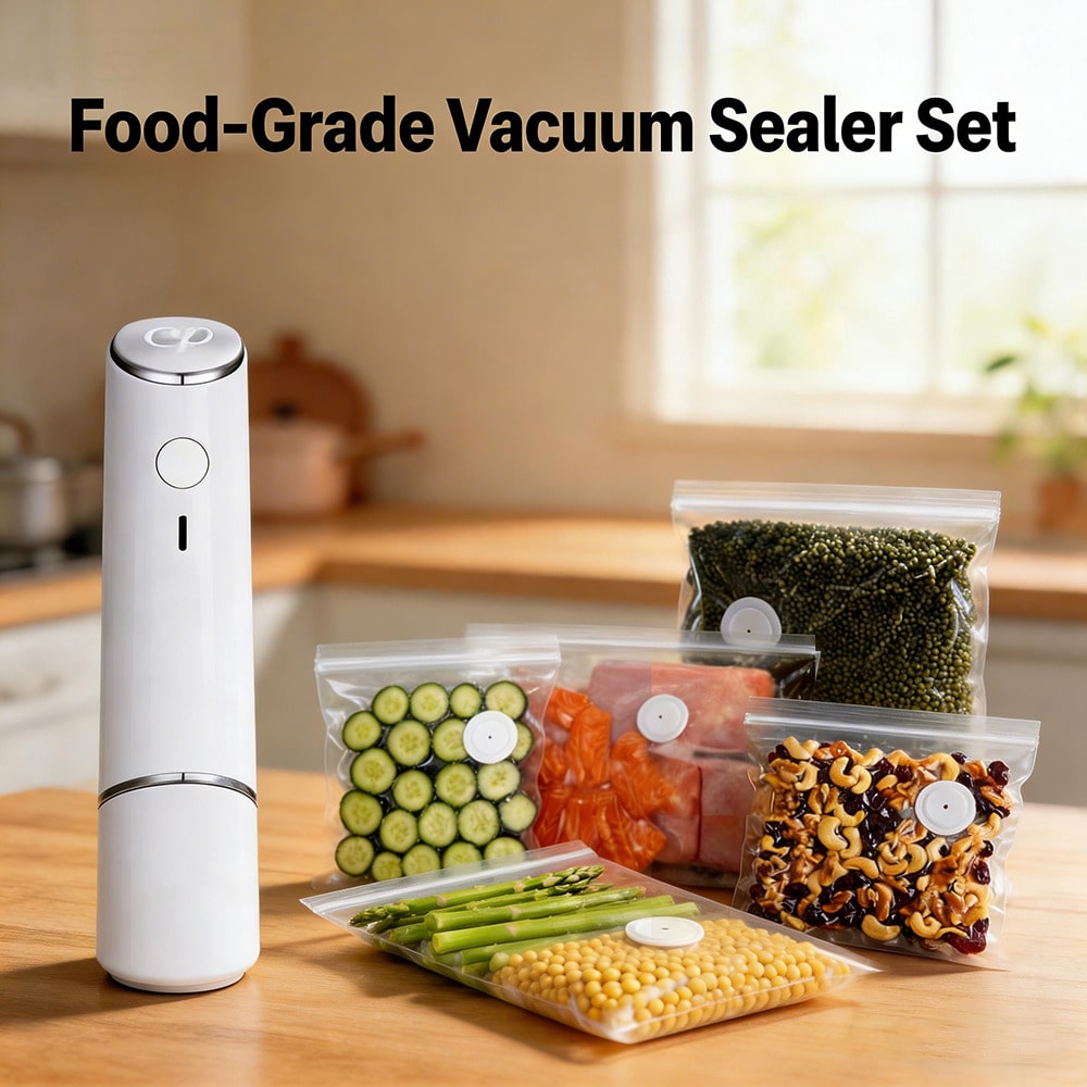 Food Storage Vacuum Bags - 30 многоразовых вакуумных пакетов + 1
