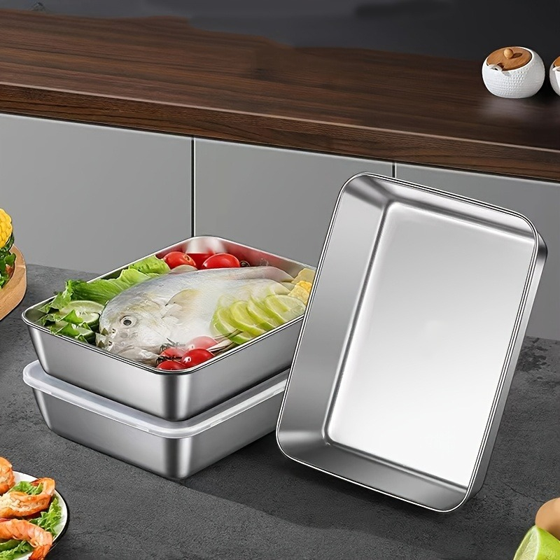 Storage Food Tray - 3/6 шт. прямоугольных контейнеров для хранения