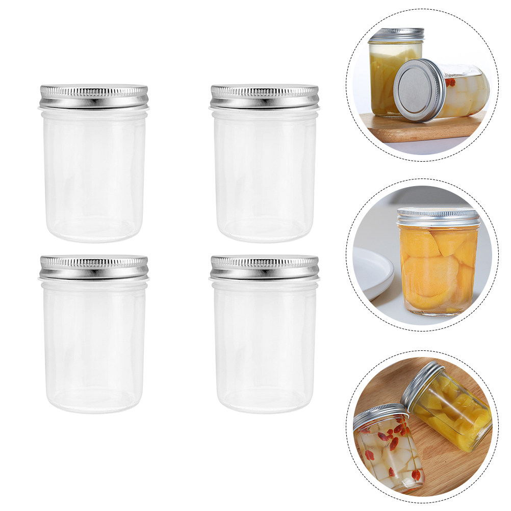 Food Storage Jars & Containers - 4 шт. стеклянных банок для хранения