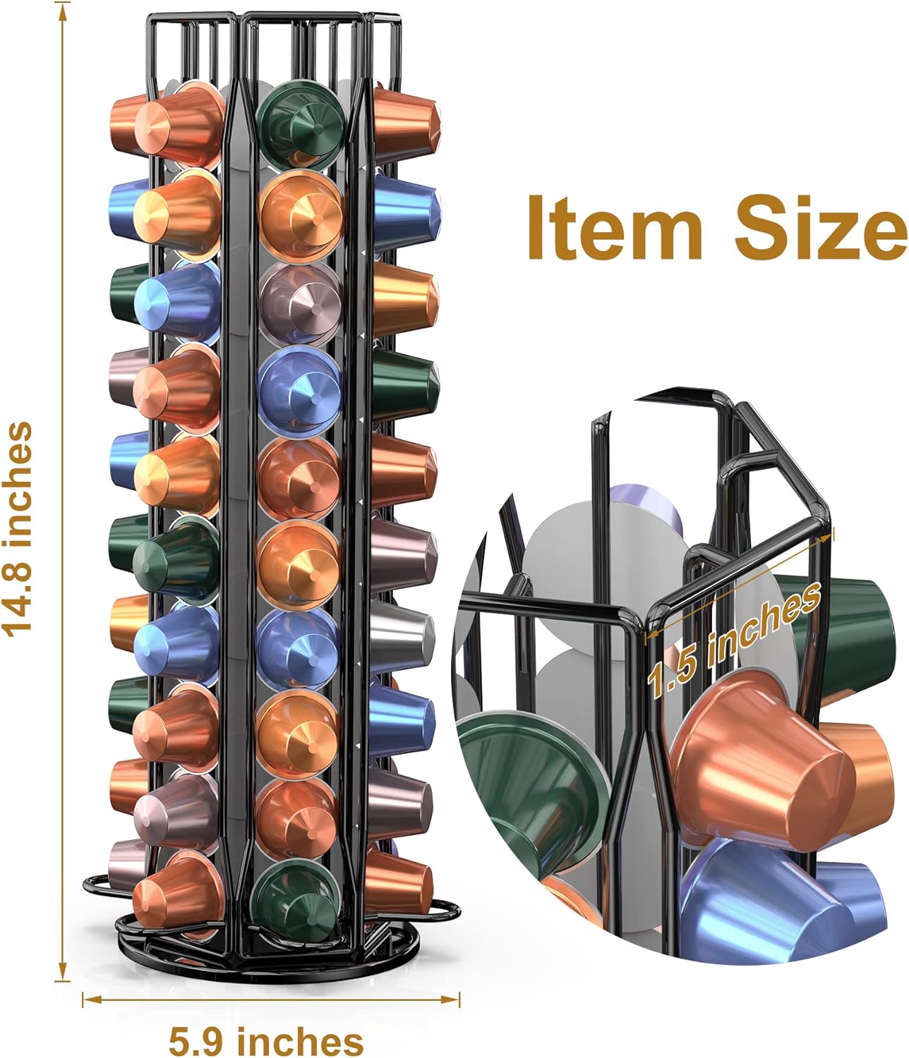 Food Storage Xl - Держатель для кофейных капсул Nespresso OriginalLine,