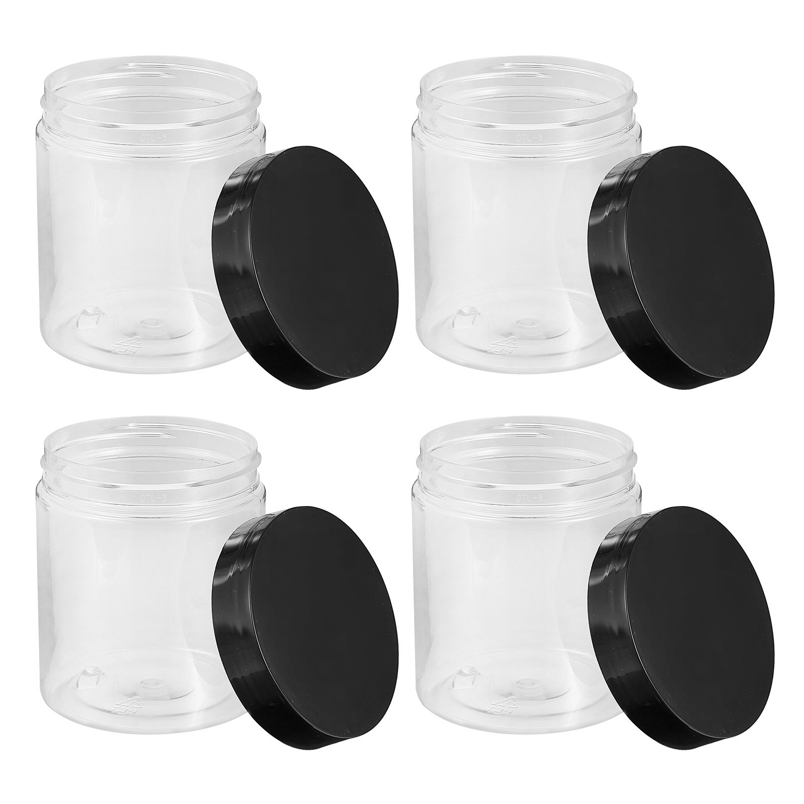 Food Storage Jars & Containers - 12 шт. прозрачных пластиковых контейнеров для