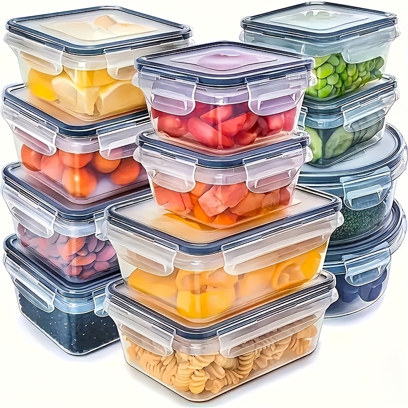 Food Storage Drawer Organizer - Набор из 8 предметов: 4 контейнера