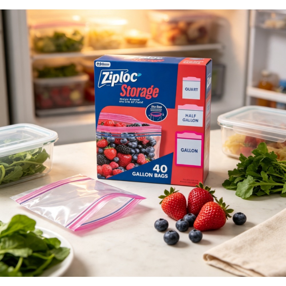 Food Storage Ziploc - Пакеты для хранения продуктов Ziploc, школьные