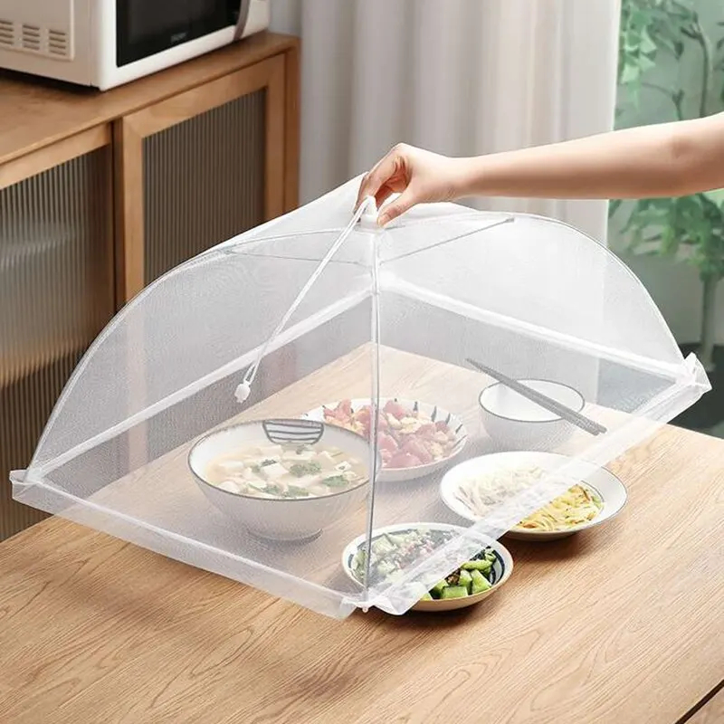 Food Storage Net - Сетчатая складная моющаяся крышка для еды,