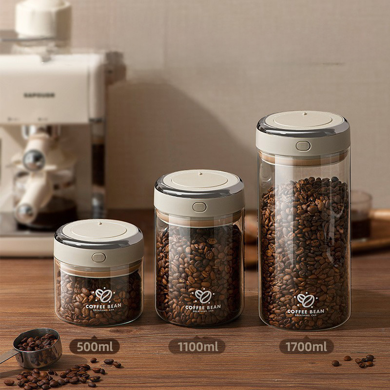 Food Storage Jars & Containers - Вакуумный контейнер для кофейных зерен 500/1100/1700
