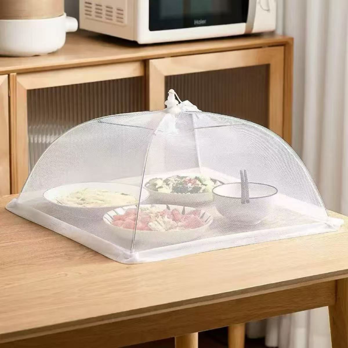 Food Storage Net - Сетчатая складная моющаяся крышка для еды,