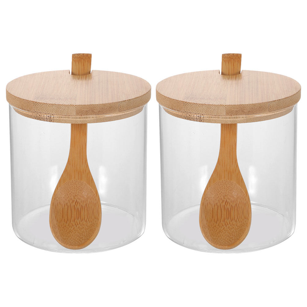 Food Storage Jars & Containers - 2 комплекта прозрачных стеклянных контейнеров для