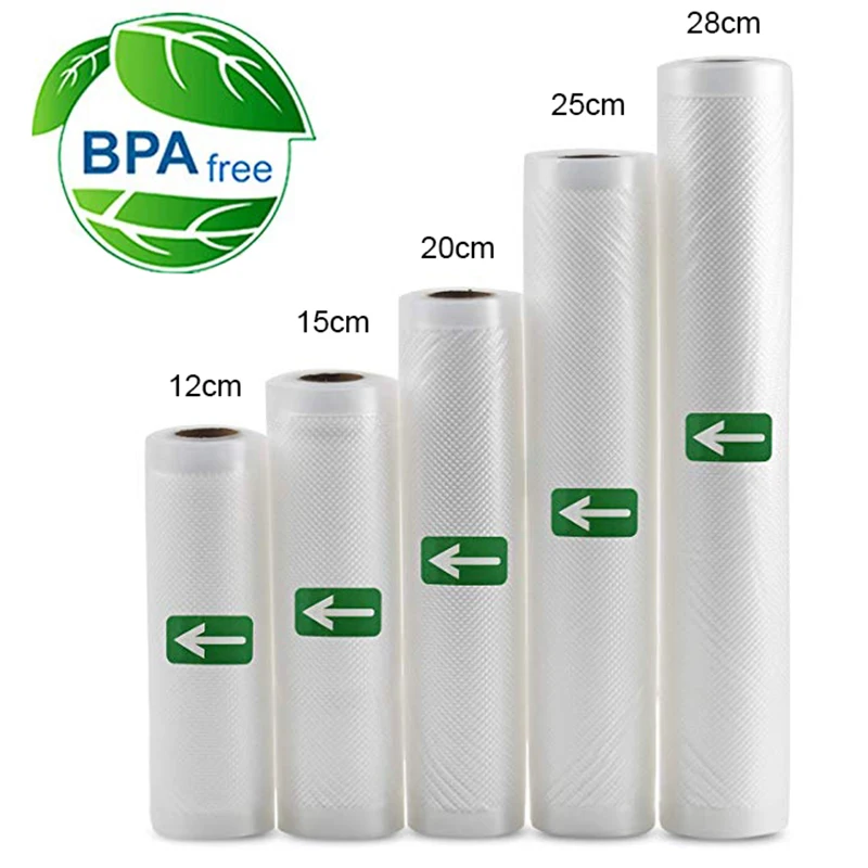 Food Storage Vacuum Bags - Рулонные пакеты для вакуумной упаковочной машины,