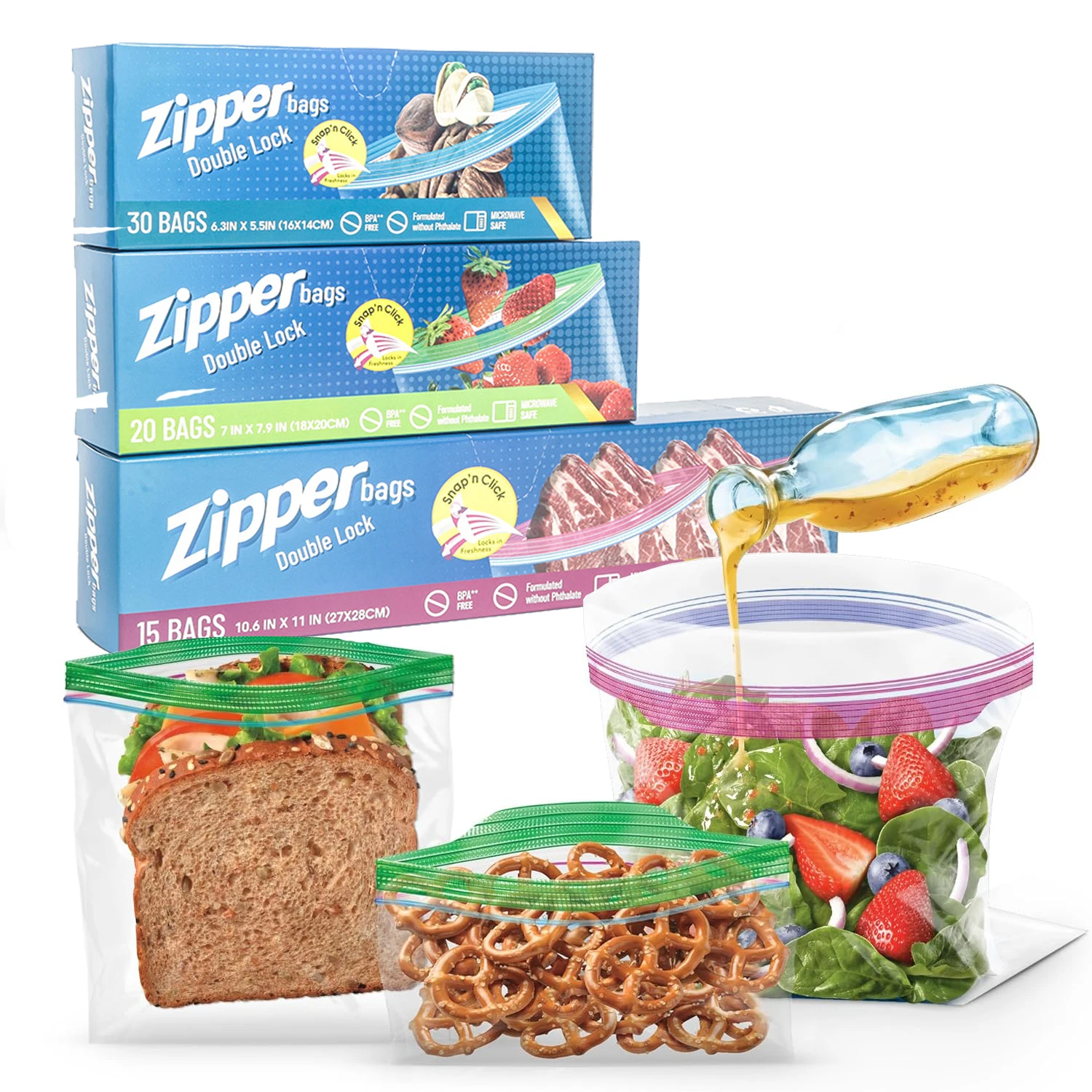 Food Storage Ziploc - Пакеты Ziploc для хранения продуктов: для
