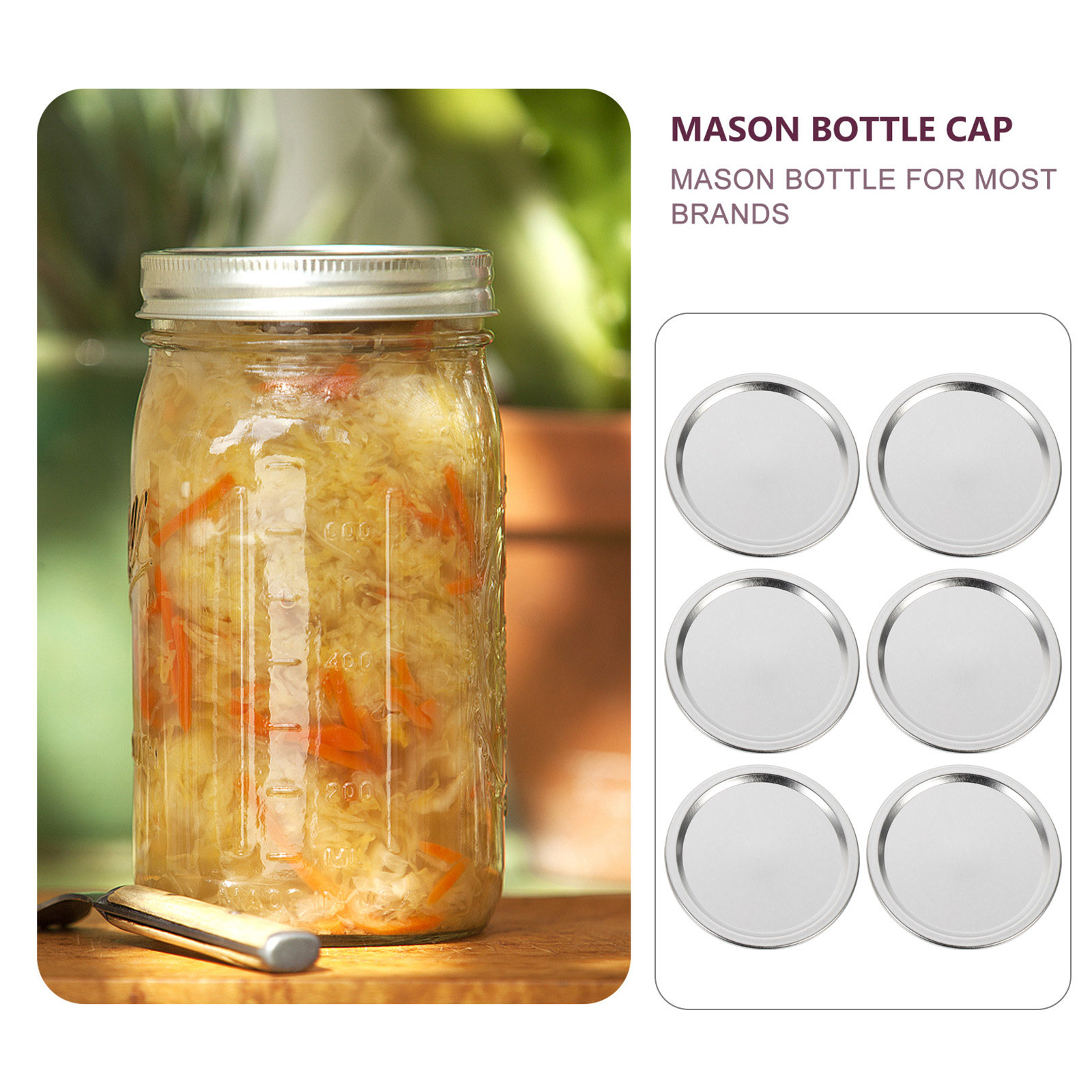 20 шт. металлических крышек дл – обзор и цена Food Storage Jars & Containers