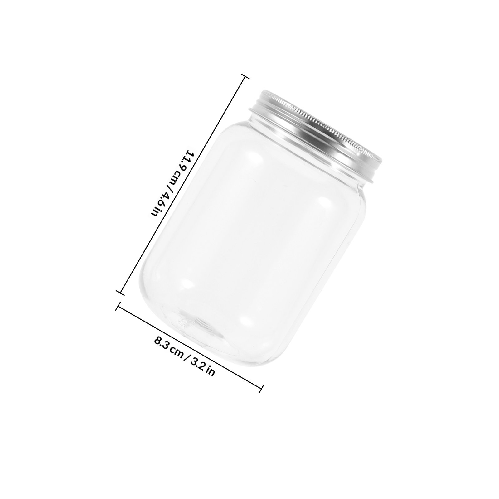 Набор из 4 прозрачных пластико – обзор и цена Food Storage Jars & Containers