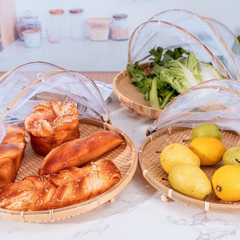 Бамбуковая тканая корзина, про – обзор и цена Food Storage Net
