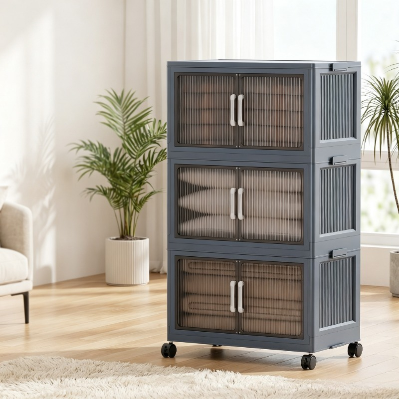 Трехъярусный складной пластико – обзор и цена Stackable Pantry Bin